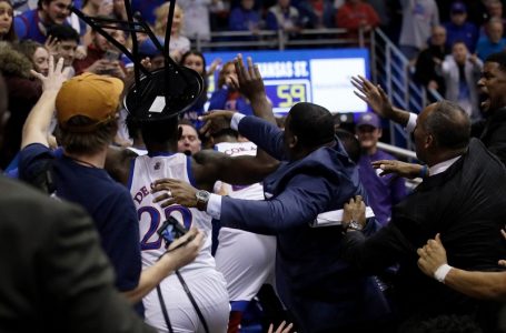 SOURCE SPORTS: Kansas vs. Kansas State Basketball Game Ended With Brawl Reminiscing “The Malice In The Palace”